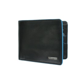 VISCONTI Alps Collection OZWALD Bi-Fold Leather Wallet - RFID Protected - ALP85 Black