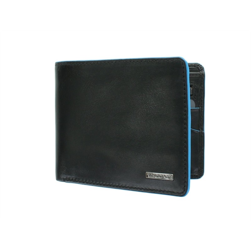 VISCONTI Alps Collection OZWALD Bi-Fold Leather Wallet - RFID Protected