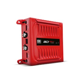 Banda Audioparts BD400.4RED Four Channel 4 x 100 Watt Rms Full Range Car Audio Amplfier 4 Ohms Bridged with Optional Use Low or High Pass Filters Red