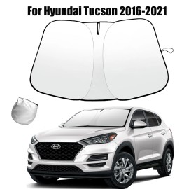 Unbranded For Hyundai Tucson 2016-2021 Car Windshield Sun Shade Cover Visor UV Heat Block
