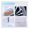 UHANBUT Half Car Cover for Sedan, Waterproof & Dustproof &