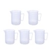 Othmro 250ml Plastic Measuring Cup, Graduated Beaker Measuring Jug with