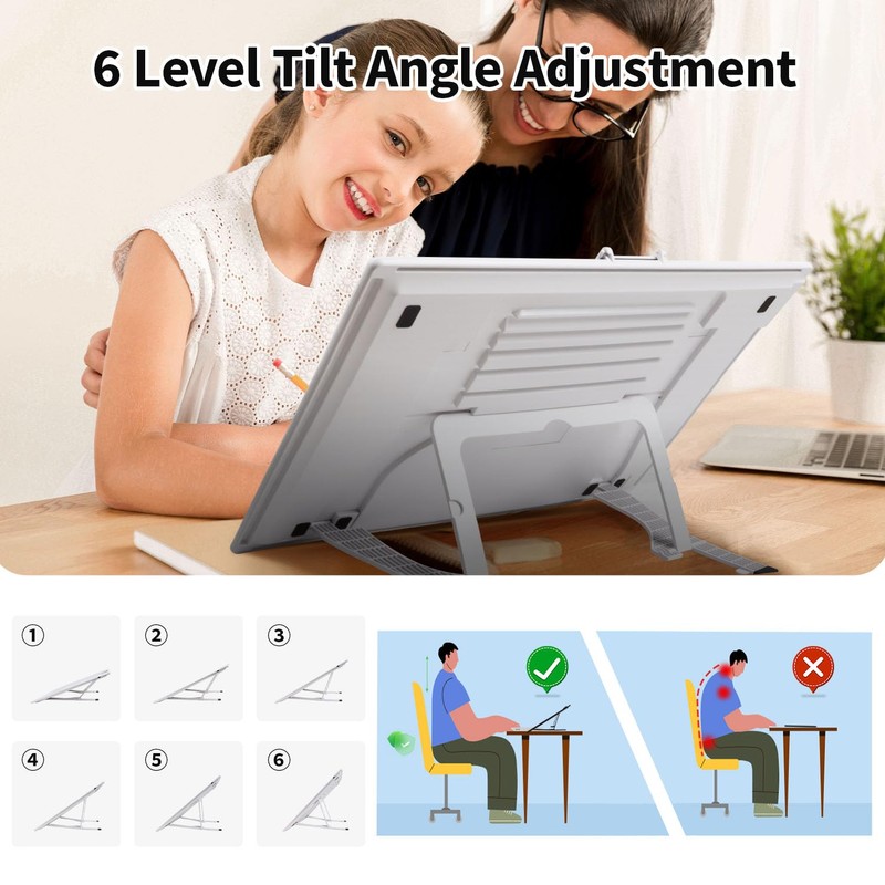 Rechargeable A3 Diamond Art Light Board with Padded Case,Light Pad