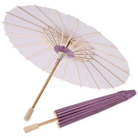 ledmomo Mini Paper Umbrella, Japanese Umbrella, 11.8 inches (30 cm), Set of 2, Dancing Umbrella, DIY Decoration, Photography Tools, Purple, Small Japanese Umbrella, Diameter 11.8 inches (30 cm), Mini