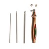 7pcs Wooden Embroidery Pen Punch Needle Set Adjustable Length DIY