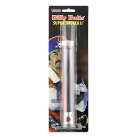 Billy Baits Super Smoker II Lure, Black/Red Skirt, 2 oz Head, 8 inch