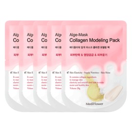 Diatomaceous Earth Disposable Modeling Pack Pouch Collagen 28g 5-Pack / 규조토 일회용 모델링팩 파우치 콜라겐 28g 5개입