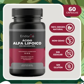 Ácido Alfa Lipoico Resveratrol Endaroo