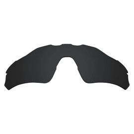 Alphax Stealth Black Polarized Replacement Lenses for Oakley Radar EV Path OO9208