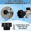 BOXOB 630-7965 Wall Hydrant Handle Kit, Compatible with Prier Mansfield