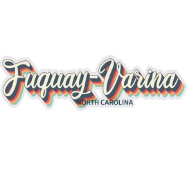 Fuquay-Varina North Carolina Souvenir 2-Inch Vinyl Decal Sticker 3D Design 2-Inch|Sticker