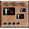 A5 Sticker Sheet Blackbeard Flag Vinyl Stickers - Black Beard