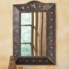 BLACK FOREST DECOR Metal Western Star Mirror