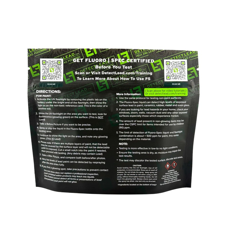 Fluoro-SPEC Instant Lead Test | Up to 3600 Uses| Lead