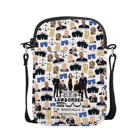 CMNIM Law TV Show Gifts Order Series Crossbody Bag Law&O Characters Gifts Law Detective Inspired Crossbody Purse for Fan (Trust me Mini CB)