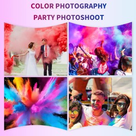 Holi Colors Safe Holi Powder – 10 Packs of 3.53 oz Each-Vibrant Holi Colors, Holi Color Powder & Color Run Powder for Festivals, Parties & Weddings – Food-Grade, Eco-Friendly & Easy to Use