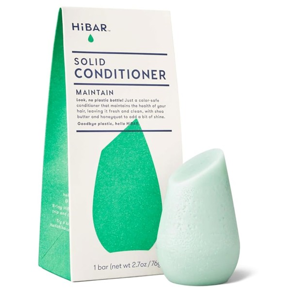 HIBAR Maintain Conditioner Bar - Perfect Solution for Oily Hair, Reduce Scalp Oiliness, Color-Safe, Eco-Friendly Packaging, Plastic-Free Conditioner