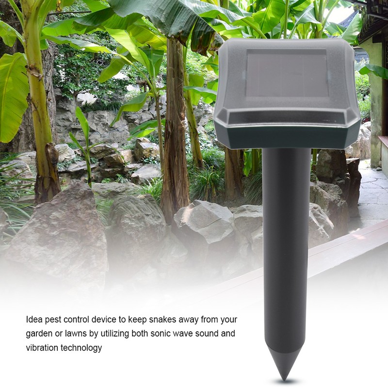 2PCS Ultrasonic Solar Snake Mouse Pest Rodent Repeller Anti Mosquito