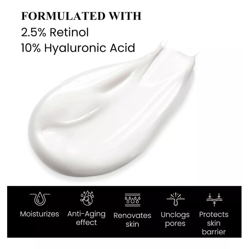Kleem Crema Humectante Retinol Antienvejecimient Cara Y Ojos