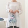 りぶはあと ランチ巾着 アクアヒュッゲ IN THE SEA (約W29.5xD12xH18.5cm) 保冷・保温 お弁当 水の生き物柄