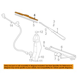 General Motors 19120758, Windshield Wiper Blade