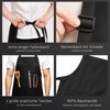 MoonWorks BBQ Apron for Men I Love BBQ BBQ BBQ