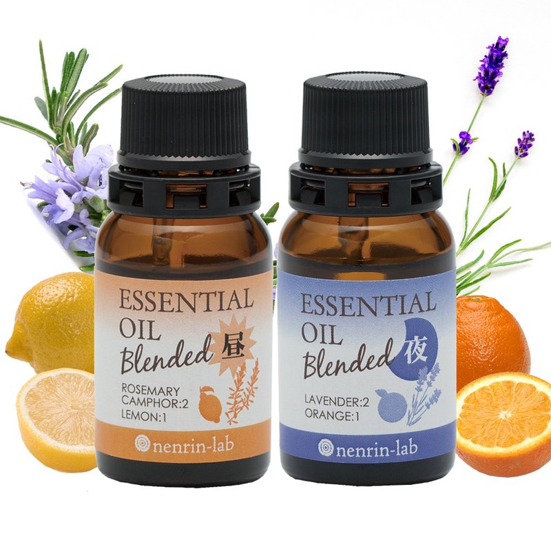 Set of 2 Brain Activity Blend Essential Oil Day Night