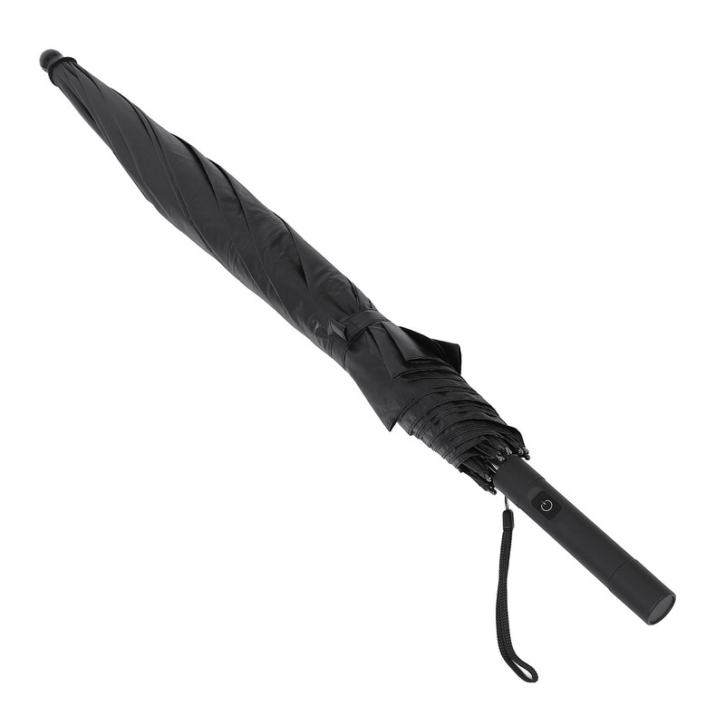 Cooling Fan Umbrella UV Guard Sun Blocking 2600mAh USB Rechargeable