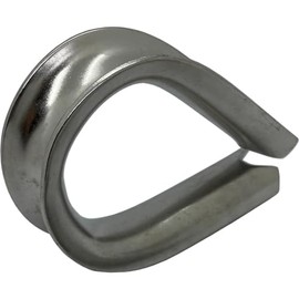 Wire Rope Thimble Stainless Steel V2A 304 20 mm Rust-Proof Rope Thimble
