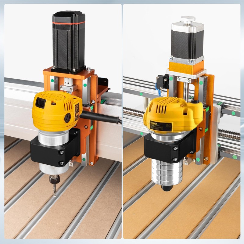 FoxAlien 69mm Aluminum CNC Spindle Holder Z-clamp for Masuter Pro,