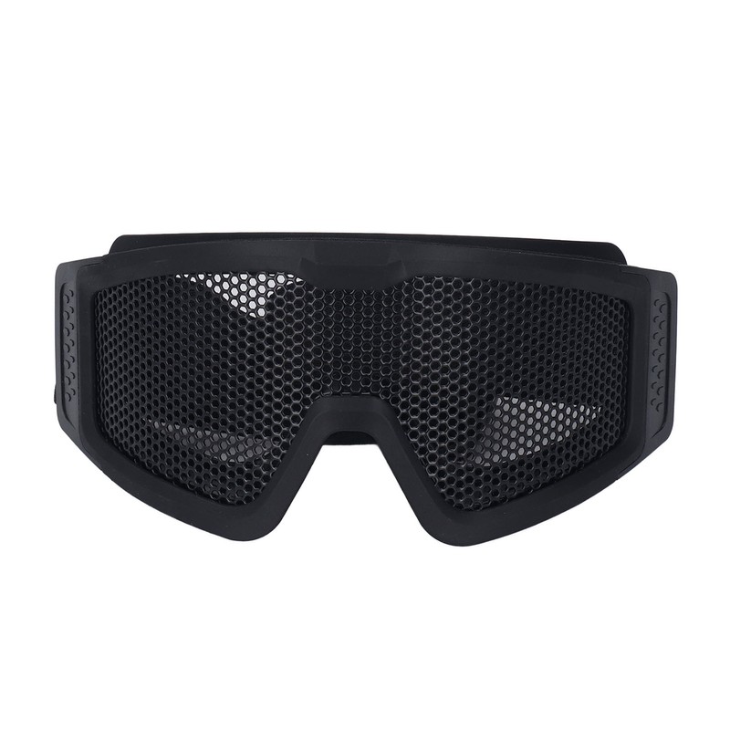 Safety Goggles Breathable Shock Resistant Iron Mesh Patterned Wind Sand