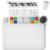 Svartur Silicone Painting Mat with Cup and Palette Removable, 17"X13"