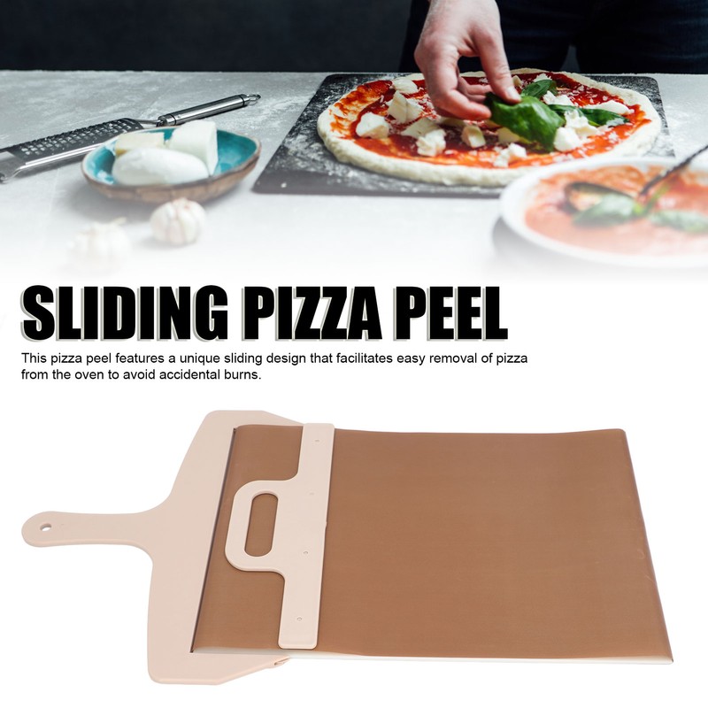 Sliding Pizza Peel Stick Proof Dishwasher Safe Pizza Shovel with