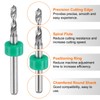 sourcing map 10pcs PCB Drill Bit Set 1/8" Shank 2.5mm