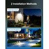 Brightown 4 Pack Solar Motion Lights Outdoor Waterproof, Motion Sensor