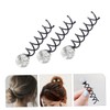Baluue 3pcs Spiral Hair Pin Clip for Women Chic Bun