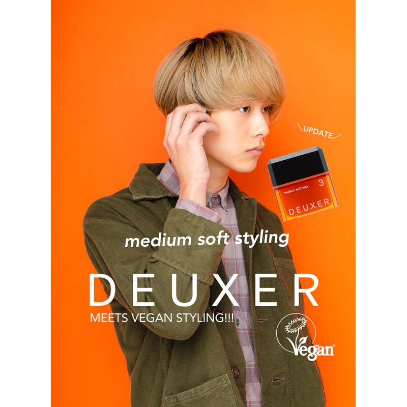 DEUXER Medium Soft Wax 3 (Set of 4) Hair Wax,