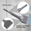 TOPWAY SDS Plus Wide Chisel 165 x 75mm, 15° Angled