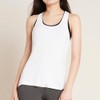 Boody Racerback Active Tank, White / XL