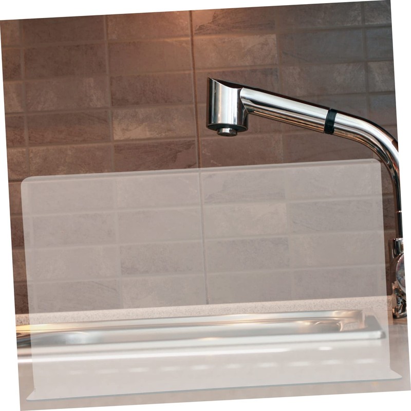 LABRIMP 2pcs Bathtub Shower PVC Shower Water Barrier Tool Install