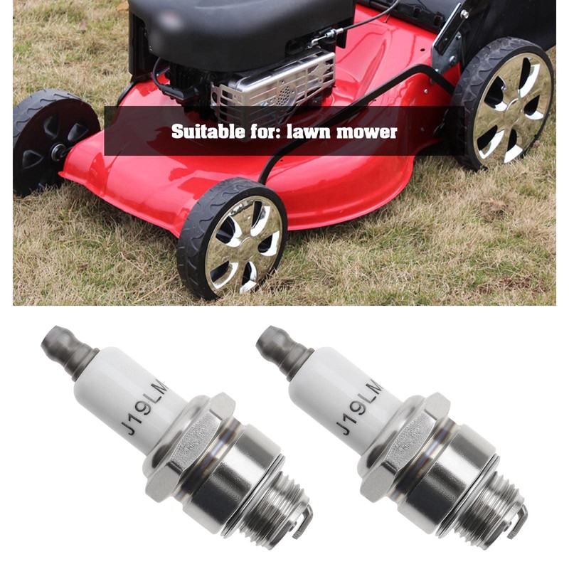 ECSiNG 4Pcs Spark Plugs Replacement RJ19LM Compatible with Briggs &