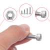 YIXISI 267 Pieces M4 M5 M6 Stainless Steel Hex Screws