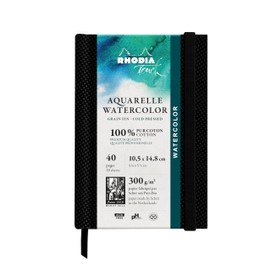 Rodia Touch Cf116139 Sketchbook, Drawing Paper, Water Color Book, A6 (Medium, Plain, Paper Weight: 10.6 oz (300 g), 20 Sheets