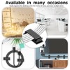 40 Stück Stark Kabel Organizer Selbstklebend Selbstklebende Kabel-Clips Kabelhalter Selbstklebend