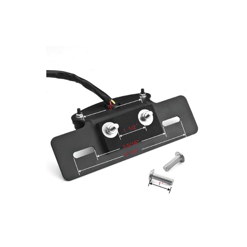 Anzene Custom Black LED Integrated Taillight Brake Light Turn Signals