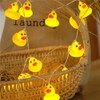 LED String Light Cute Mini Yellow Duck Animal Light String