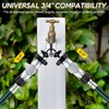 2 Pack 2-in-1 Garden Hose Splitter 2 Way Heavy Duty