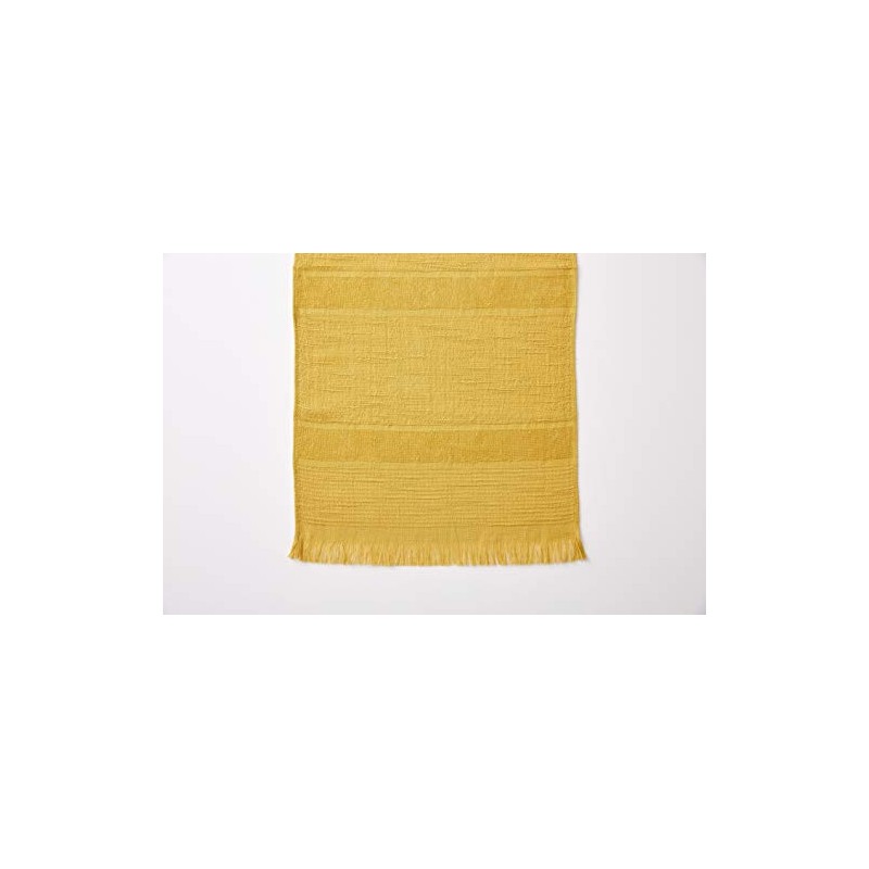 Miyazaki Towel Imabari Scarf 70 Original Series No.21 Mustard, Yellow,