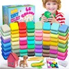 ESSENSON Air Dry Clay 64 Colors, Modeling Clay for Kids,