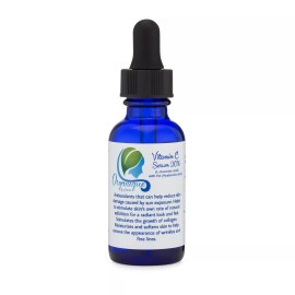 Organique by JLFaces Organic Vitamin C Serum (L-ascorbic acid) with HA (Hyaluronic Acid), 10%